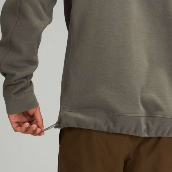 Lululemon French Terry Oversized Hoodie Grey Sage Size Large - Picture 2 of 10